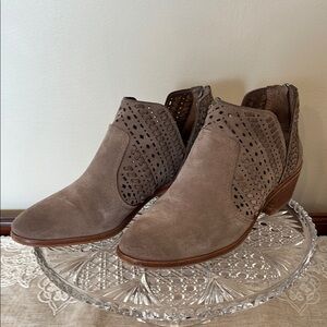 Vince Camuto Taupe Ankle Boots
